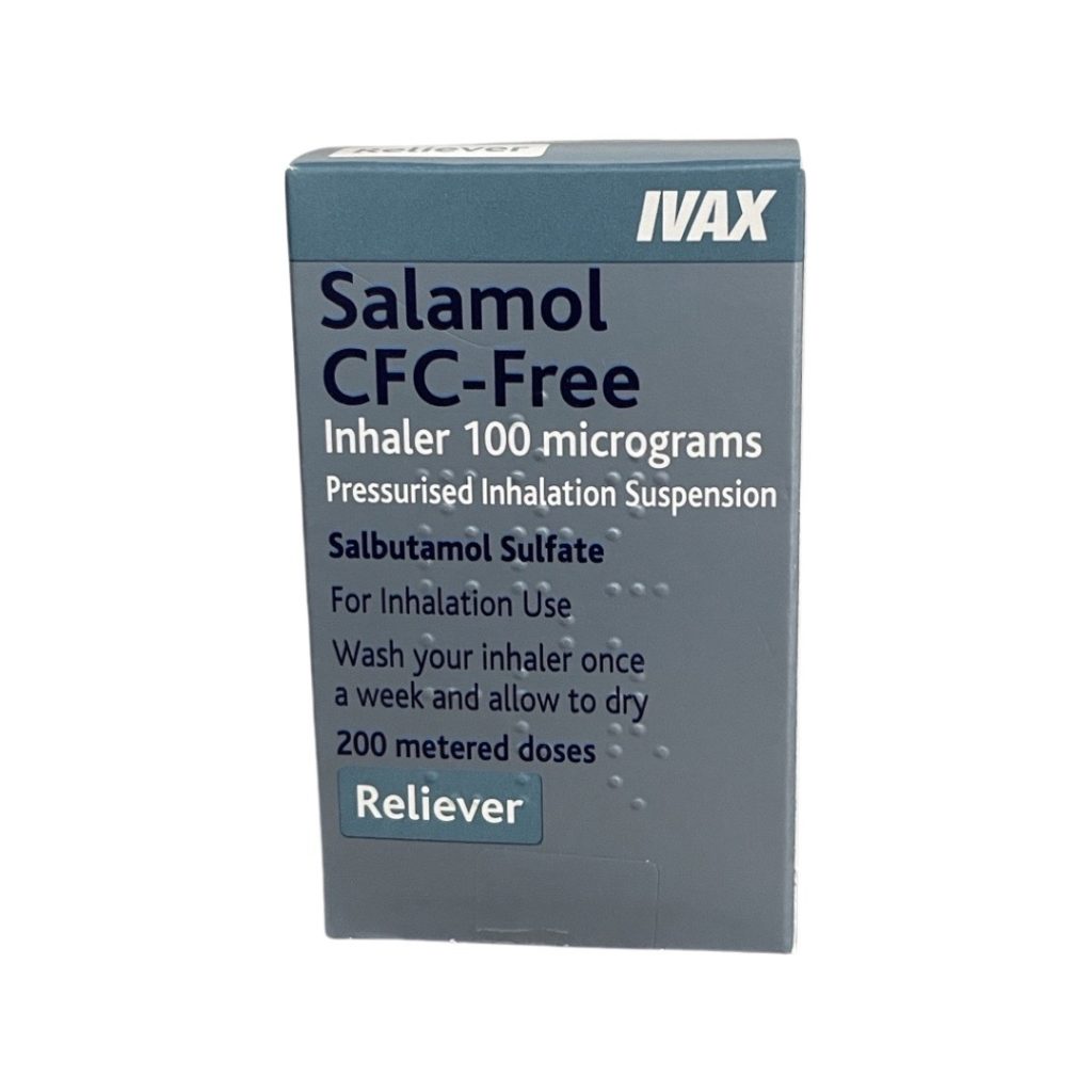 Salbutamol 100mcg x 200 metered doses May/2025 – AJ's Group International