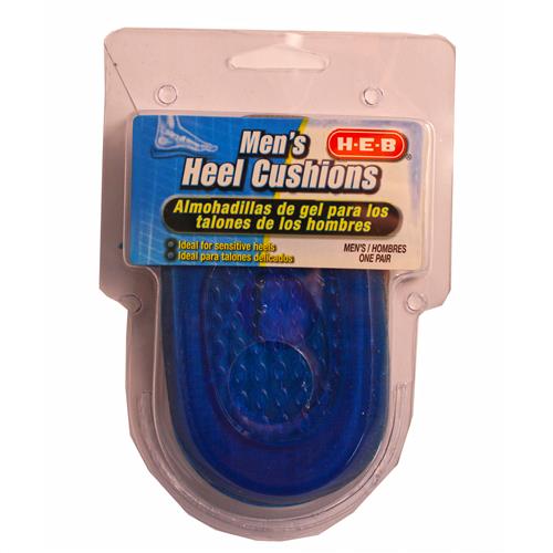 MEN'S GEL HEEL CUSHIONS ONE PAIR HEB