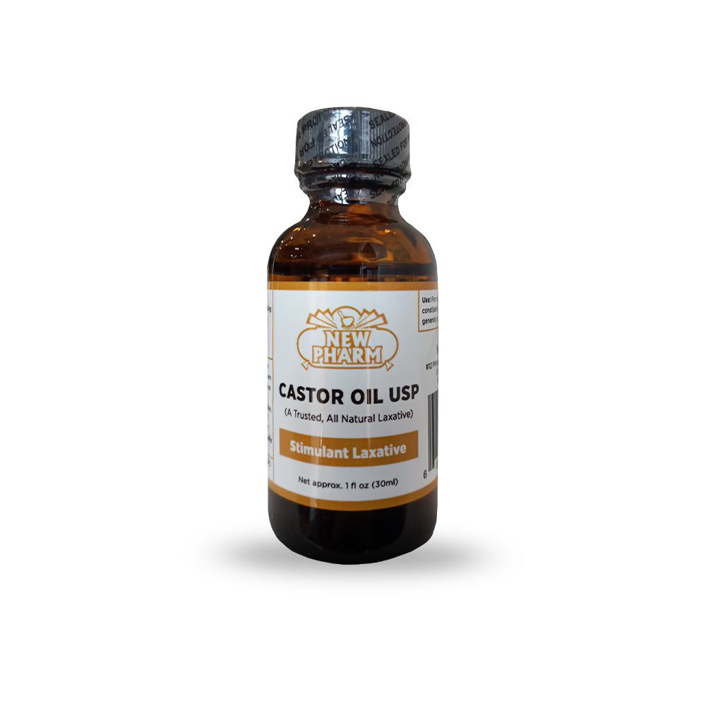New Pharm Castor Oil 1oz (30ml)