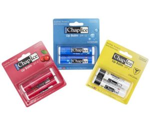 2pk Chap Ice Lip Balm Original, Medicated , Cherry And Strawberry