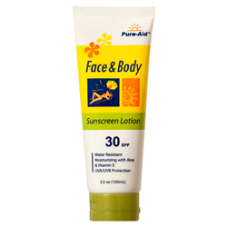 PURE-AID SUNSCREEN SPF 30 FACE & BODY