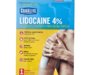 CORALITE PAIN RELIEF PATCH 4% LIDOCAINE