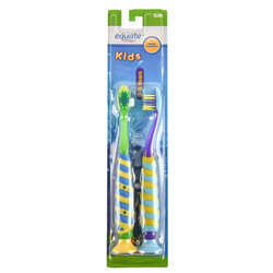 EQUATE KIDS TOOTHBRUSHES SOFT 2 PK