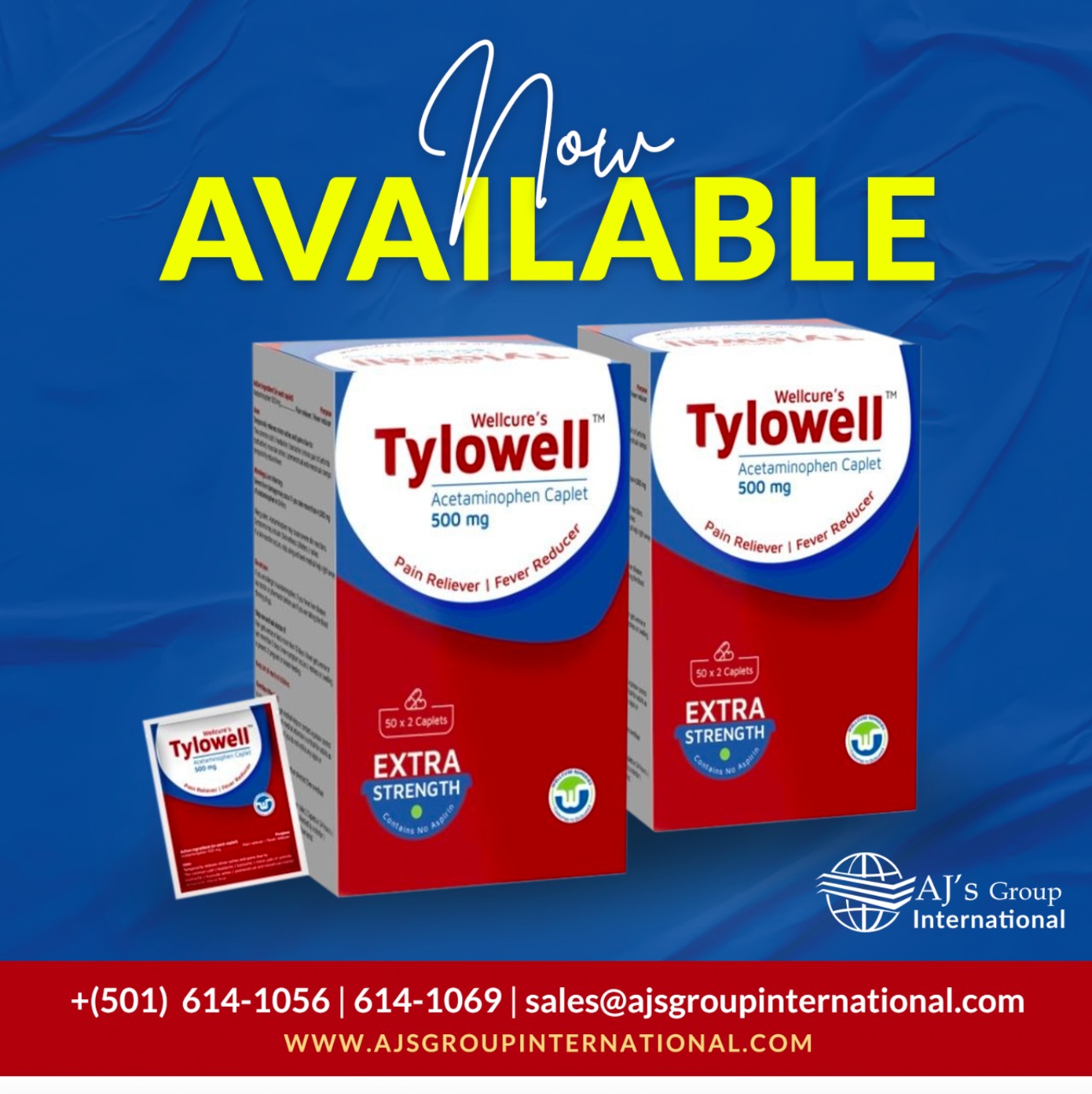 Wellcure's Tylowell - Acetaminophen 500mg