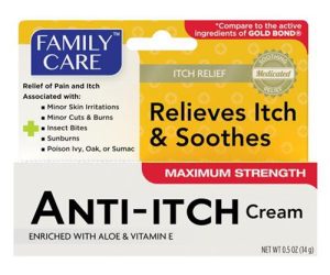 Family Care Anti-Itch Relief Cream Hydrocortisone 1% 0.5oz