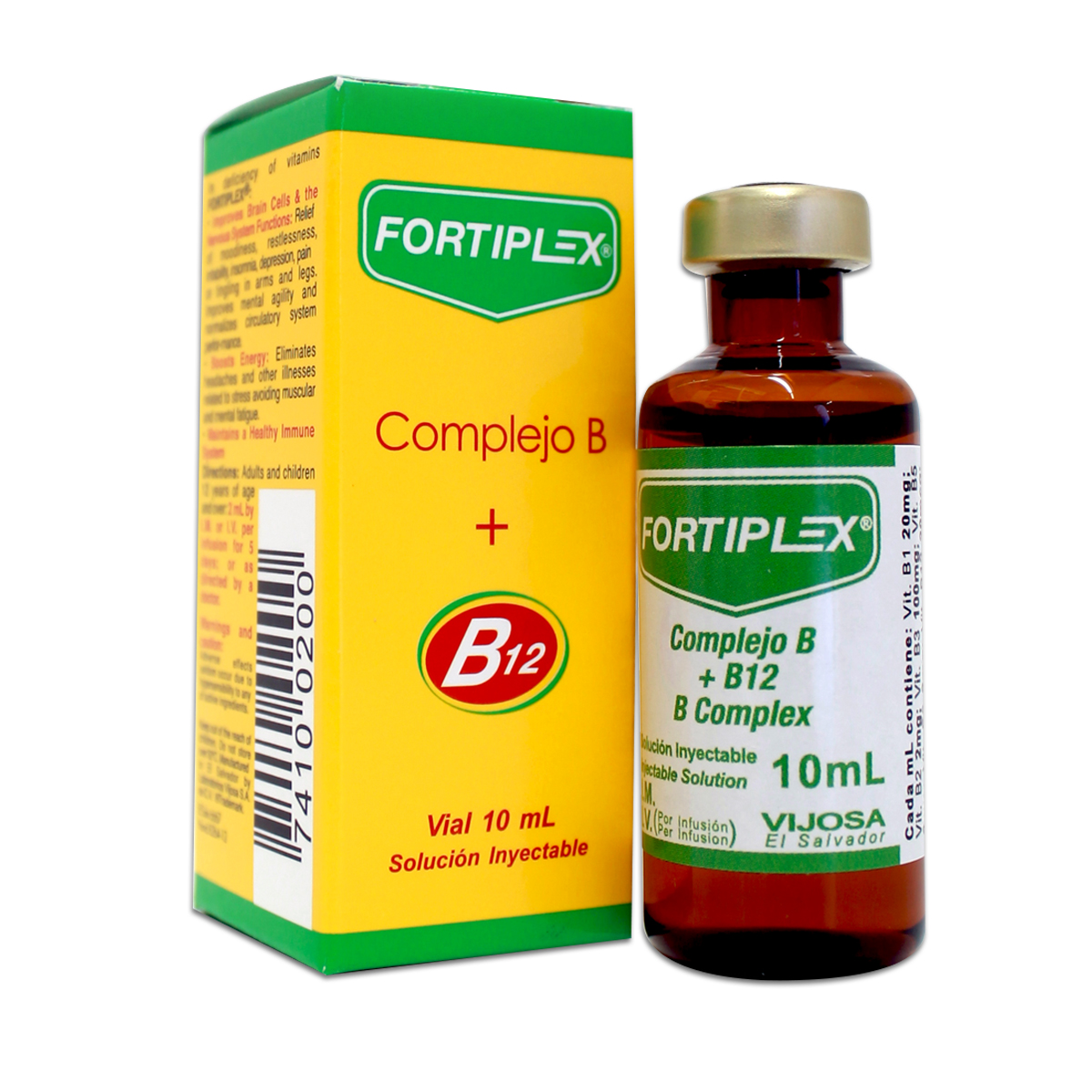 Fortiplex Complejo B + B12 10ml vial