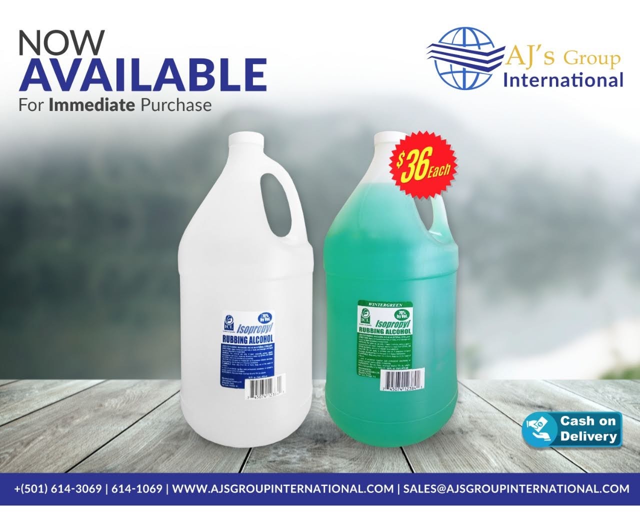 White Alcohol 70% Gallon