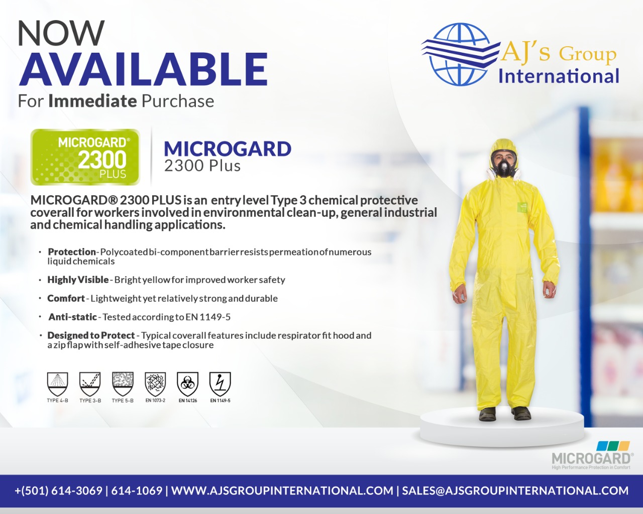 Microguard 2300 Plus Coverall M