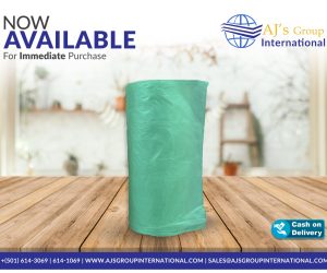 Green Biodegradable Bags 50/Roll 15 Gallon