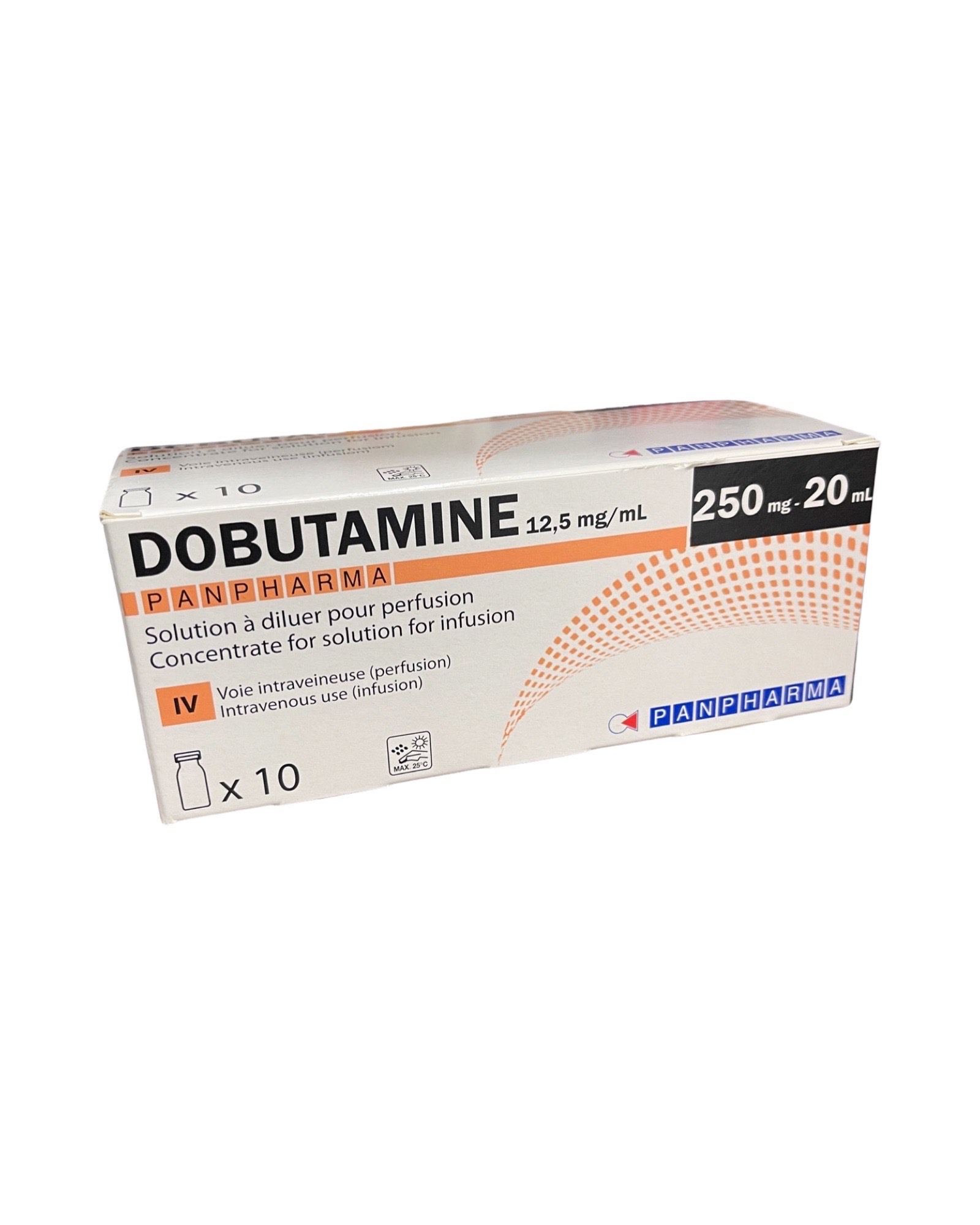 Dobutamine 250mg 20ml July/2025