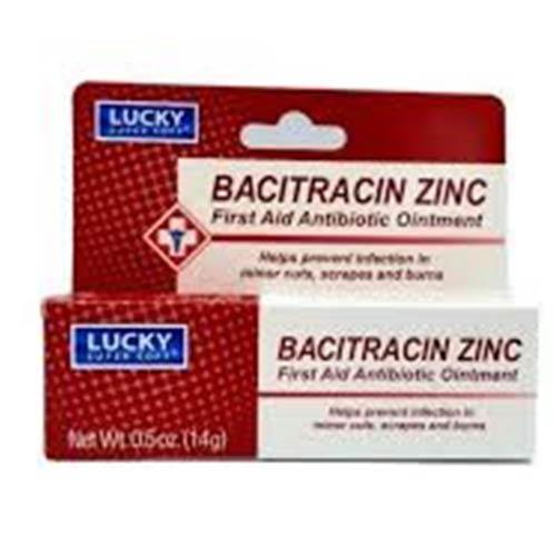 LUCKY ANTI-BAC W BACITRACIN OINTMENT .5OZ 10374L