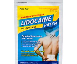 PURE-AID 4% LIDOCAINE PATCH MAX STRENGTH 1CT