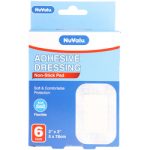 NUVALU DRESSING ADHESIVE BANDAGE 2IN X 3IN 6PC