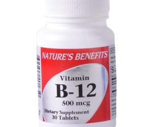 Nature's Benefits B-12 500 MCG Tablet August/2028