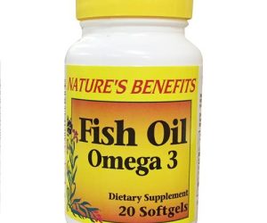 Nature’s Benefits Omega-3 Fish Oil 1,000 MG 20 CT September/2027