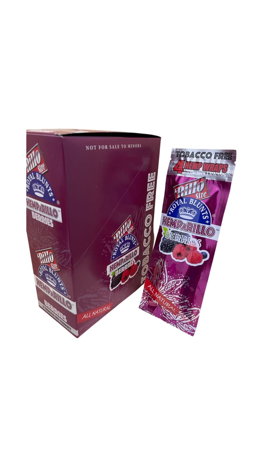 Royal Blunts Hemparillo Berries 15/pk 4 Wraps