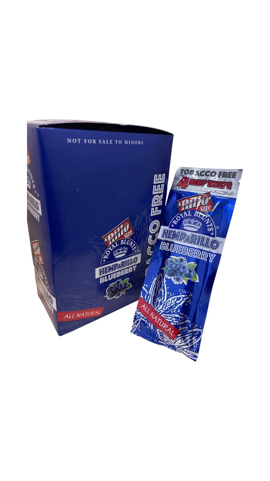 Royal Blunts Hemparillo Bluberry 15/pks 4 wraps
