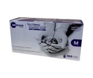 Verve Chemo Nitrile Examination Gloves 100/bx Medium