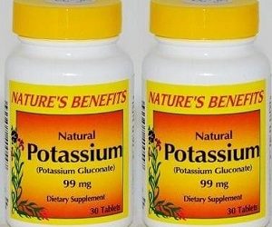 Nature's Benefits Potassium 99 MG x 30ct September /2027