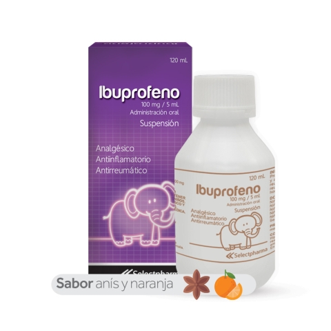 Ibuprofen 100mg/5ml Suspension 120ml