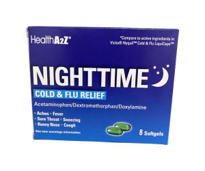 A2Z Nighttime Cold & Flu Relief 8ct