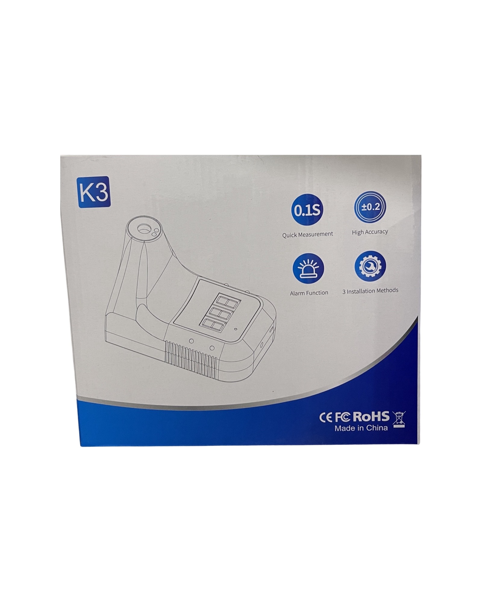 Infrared Wall Mount Thermometers Each