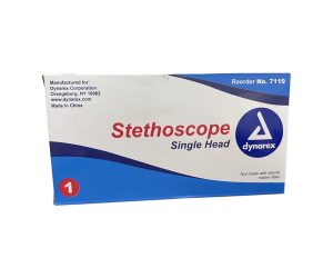 Single-Head Stethoscope (Black)