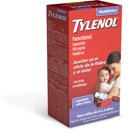Tylenol Drops 100 mg. 0-2 years