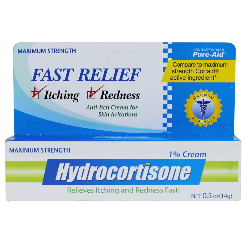 PURE-AID HYDROCORTISONE ITCH CREAM  0.5oz