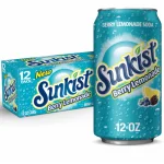 Sunkist Soft Drink 12/12 oz  Berry Lemonade