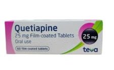 Quetiapine 25mg x 60 September/2025