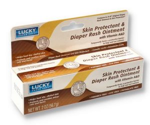 LUCKY SKIN PROTECTANT & DIAPER RASH OINTMENT W/VITAMIN A&D