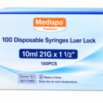10ml Syringe with Needle 21G x 1 1/2" x 100