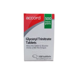 Glyceryl Trinitrate 500mcg x 100 August/2025