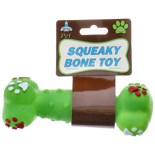 Vinyl Squeek Bone Toy