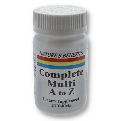 Complete A-Z Multi-Vitamins & Minerals August/2028