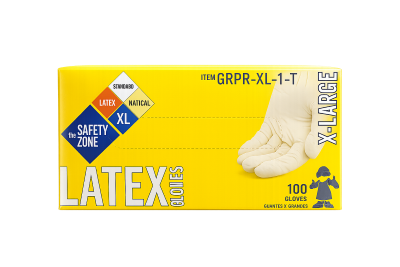 SAFETY ZONE 3.7MIL, BLUE POWDER FREE NITRILE GLOVES, 100BX, XL