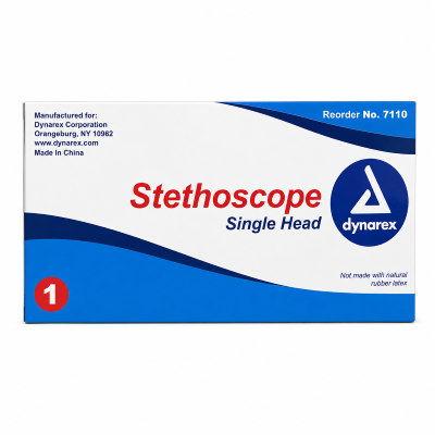 Single-Head Stethoscope (Black)