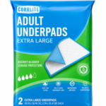 2CT CORALITE ADULT UNDERPADS 23.5x35'' EXTRA LARGE