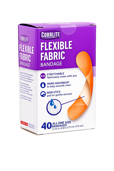 CORALITE BANDAGE FLEXIBLE FABRIC 40 CT