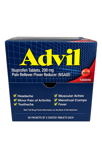 ADVIL REGULAR 50/2CT
