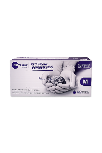 Verve Chemo Nitrile Examination Gloves 100/bx Medium