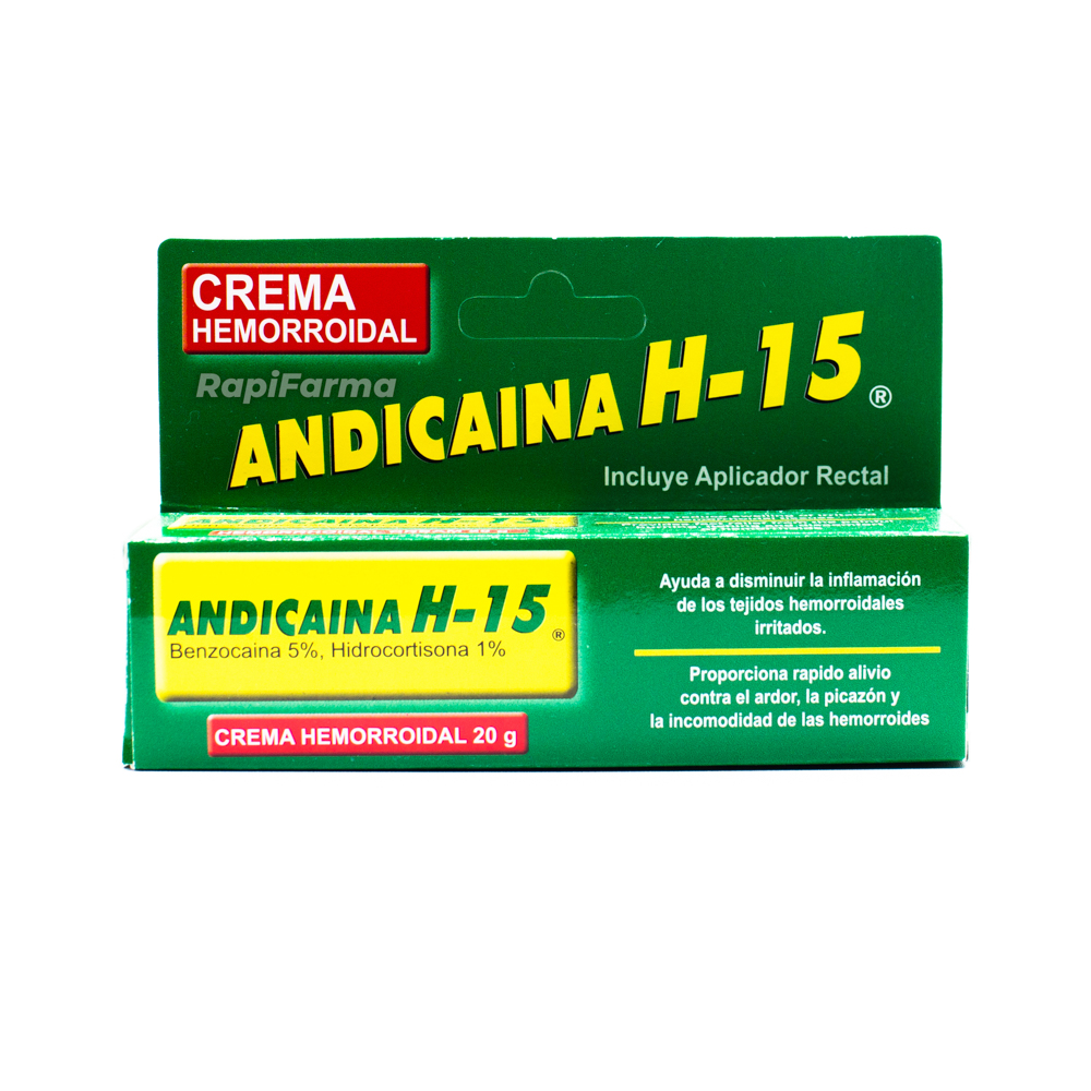 Andicaina H-15 Hemorrhoidal ointment 20g Feb/2026