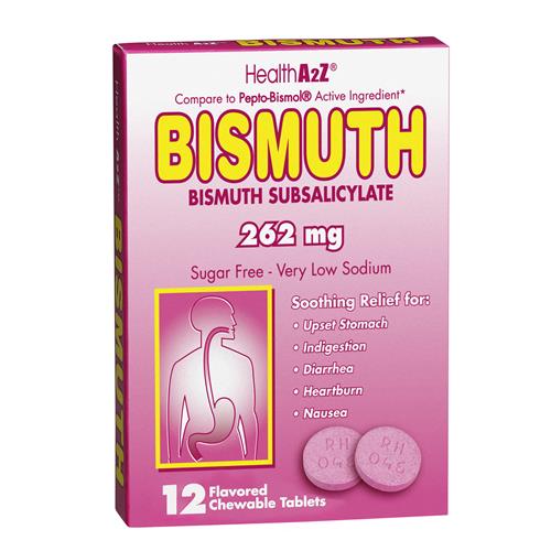 Pink Bismuth 262mg Chewable 12ct June/2026