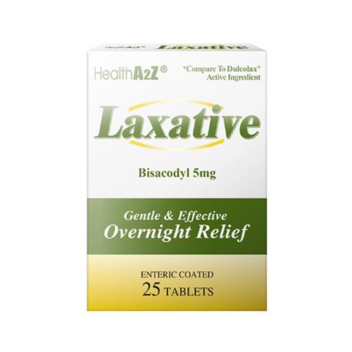A2Z Bisacodyl 25ct Laxative tablets  April/2027