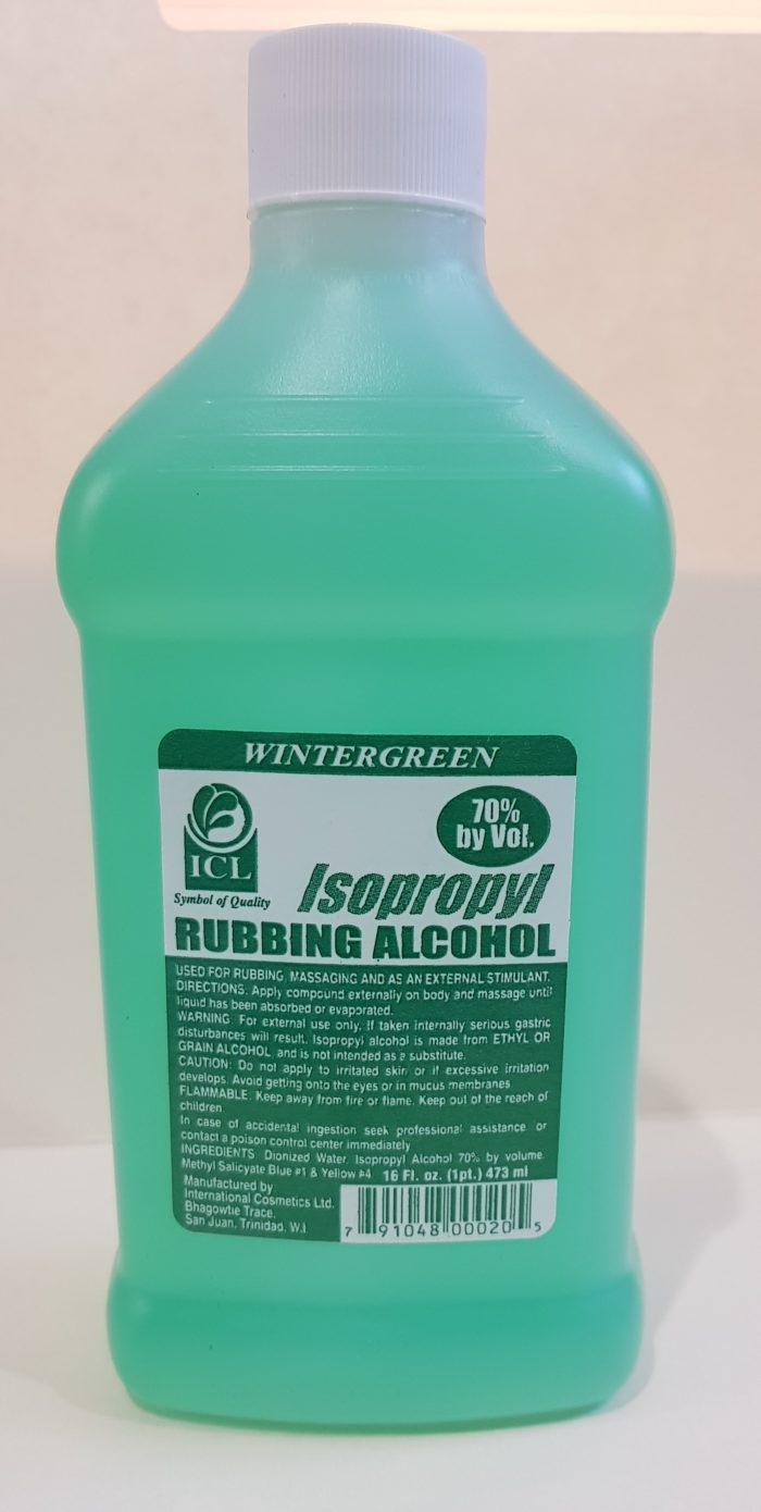 Green Alcohol 70% 16oz - 12/case