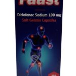Wellcure's Faast Diclofenac 100mg x 250ct soft gels