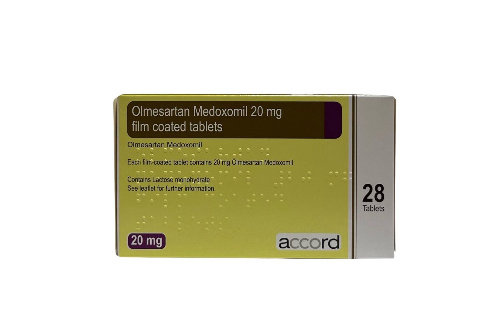 Olmesartan 20mg x 28 Expire February/2025 Buy 6 get 1 Free