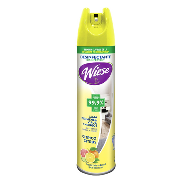 Wiese Disinfectant Spray Citrus 99.9% Effective 400ml