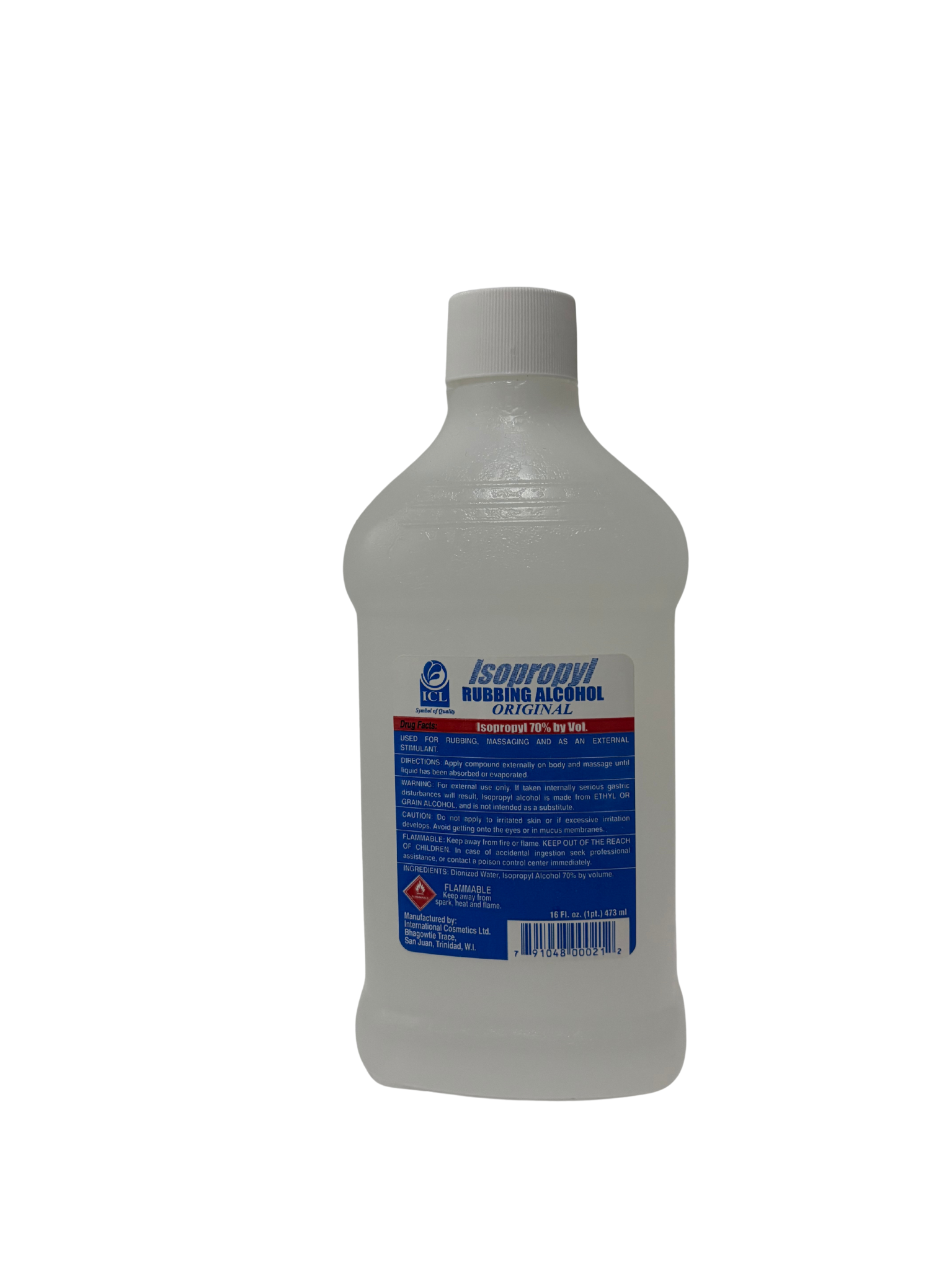 White Alcohol 70% 16oz -12/case